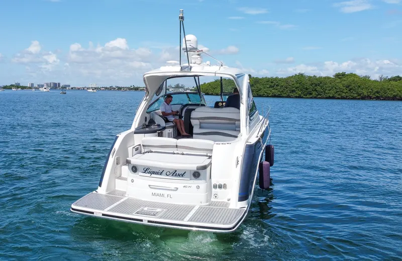 Liquid Asset Yacht Photos Pics 2017 Formula 40 PC yacht cruising on a sunny day.