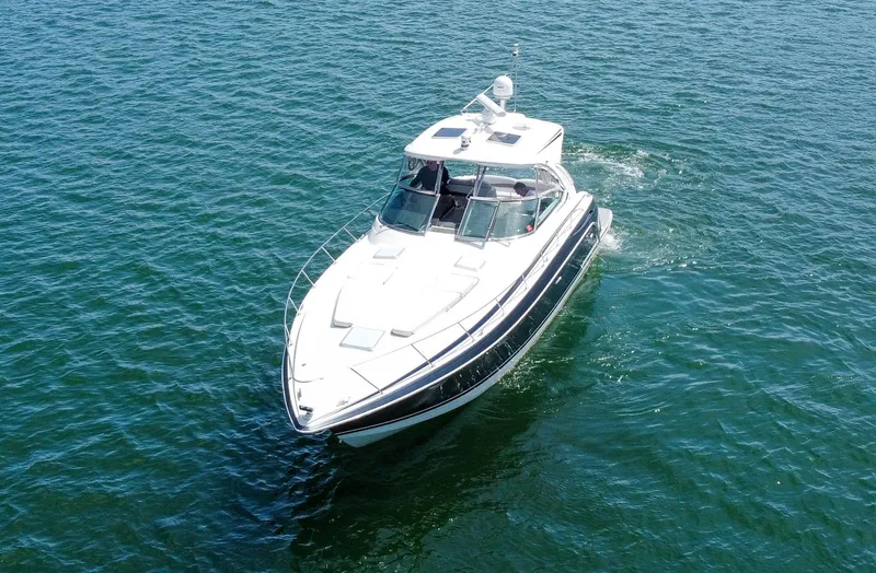 Liquid Asset Yacht Photos Pics 2017 Formula 40 PC boat cruising on open water.