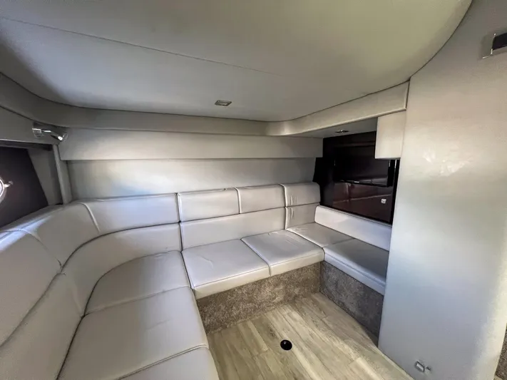 Liquid Asset Yacht Photos Pics Interior of 2017 Formula 40 PC yacht with spacious seating area.