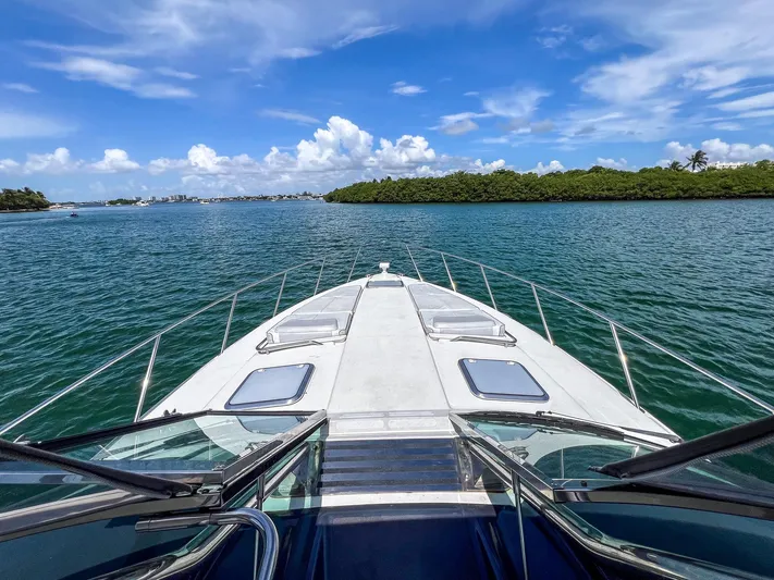 Liquid Asset Yacht Photos Pics 2017 Formula 40 PC yacht cruising on a sunny day with clear blue skies.