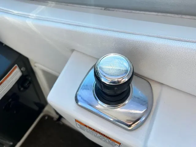  Yacht Photos Pics Chrome control knob on 2017 Sea Ray 330 Sundancer boat.