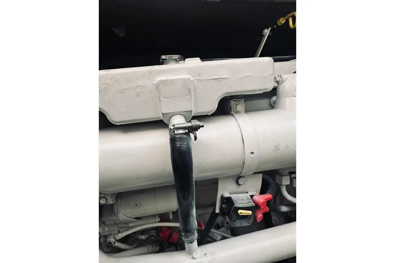 Grand Finale Yacht Photos Pics Engine component of 2008 Sabre 38 Hard Top Express boat.