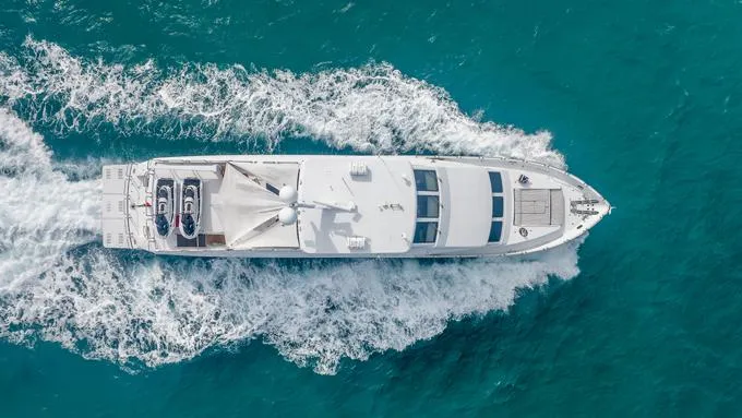 B Happy Yacht Photos Pics From above