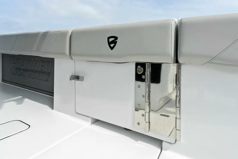  Yacht Photos Pics 2022 Barker Boatworks 40 High Performance Cat, sleek design with modern fittings.