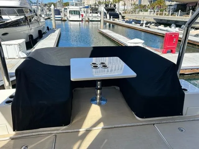 Cat Tastic Yacht Photos Pics Aft Deck Satee Covered