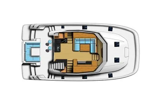 Cat Tastic Yacht Photos Pics Flybridge Floorplan