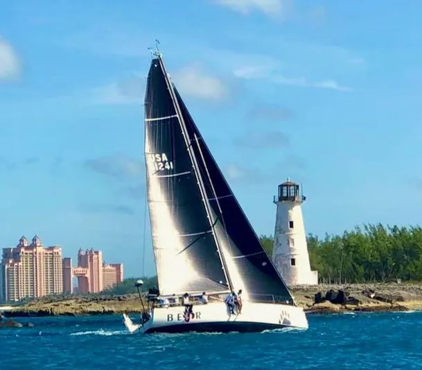 Bear Yacht Photos Pics Sailing by the Light House