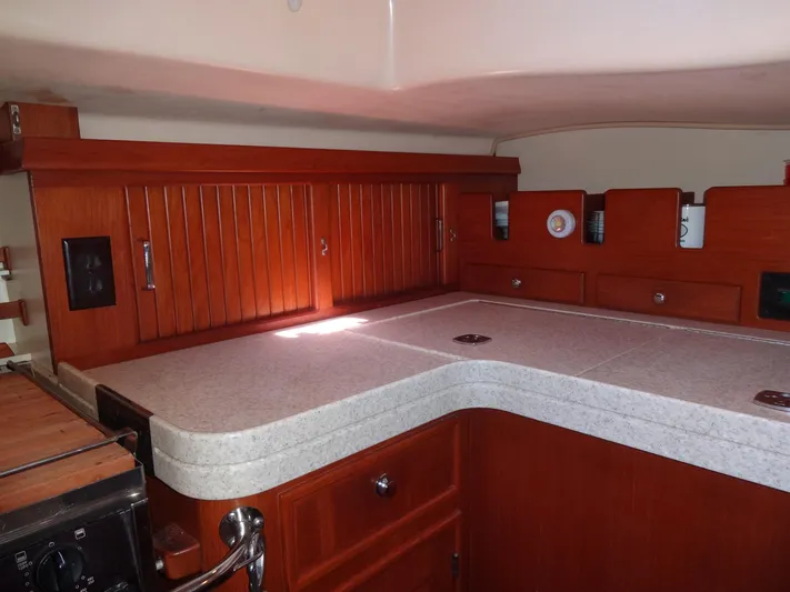 Don't Blink Yacht Photos Pics Galley looking aft