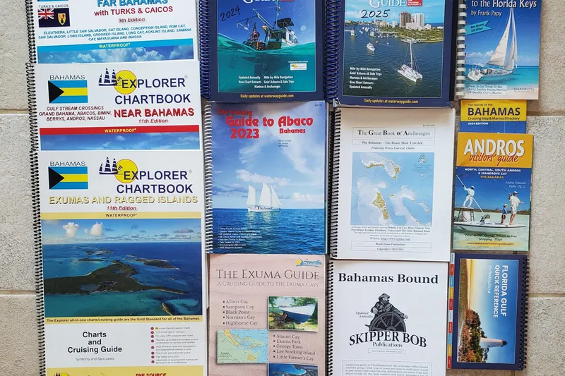 Don't Blink Yacht Photos Pics Nautical guides and chartbooks for Bahamas and Florida, featuring maps and sailing information.