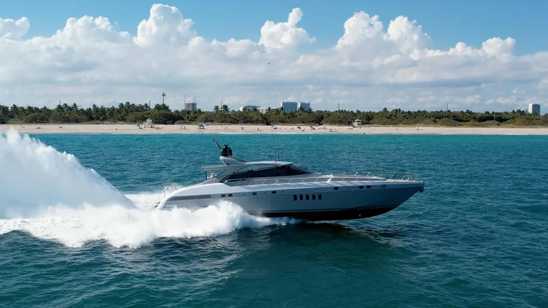 Payback Yacht Photos Pics Mangusta 80 Payback - Running Profile