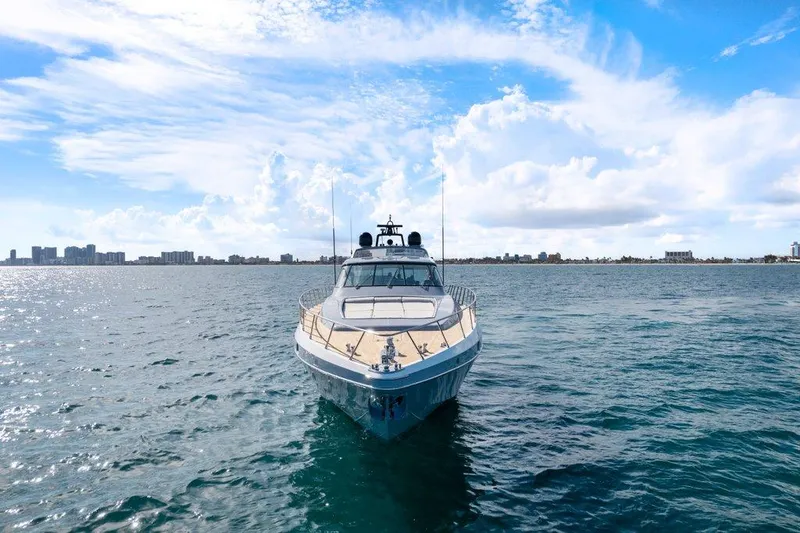 Payback Yacht Photos Pics Mangusta 80 Payback - Bow Profile