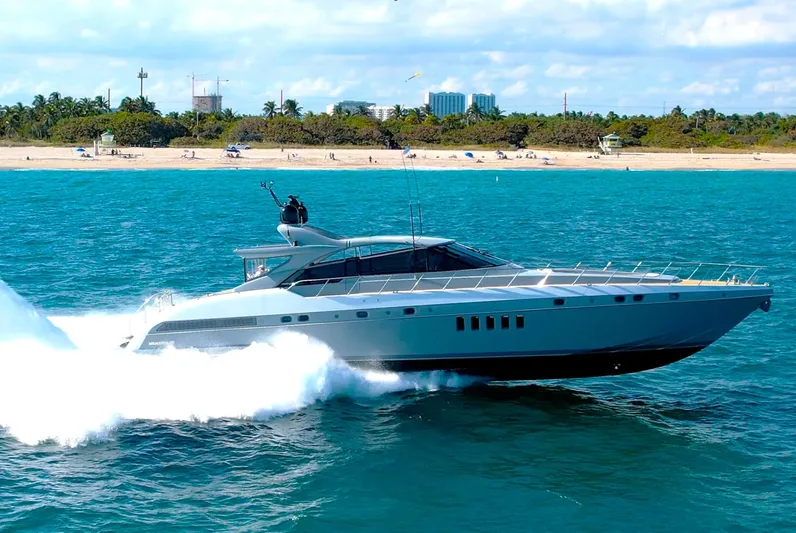 Payback Yacht Photos Pics Mangusta 80 Payback - Running Profile