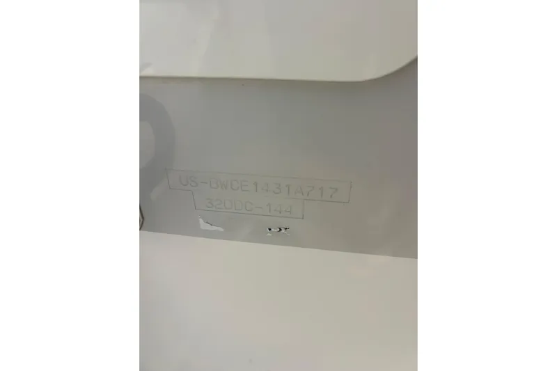  Yacht Photos Pics 2017 Boston Whaler 320 Vantage hull identification number on display.