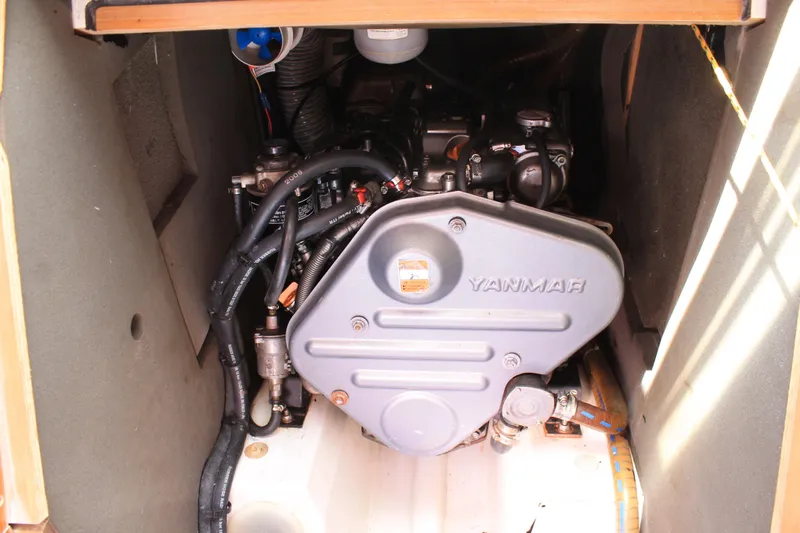 Flyer Yacht Photos Pics Yanmar engine in Jeanneau Sun Odyssey 44i, year 2010.