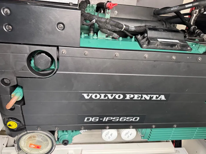  Yacht Photos Pics Volvo Penta D6-IPS650 engine in 2023 Prestige 520 F-Line yacht.