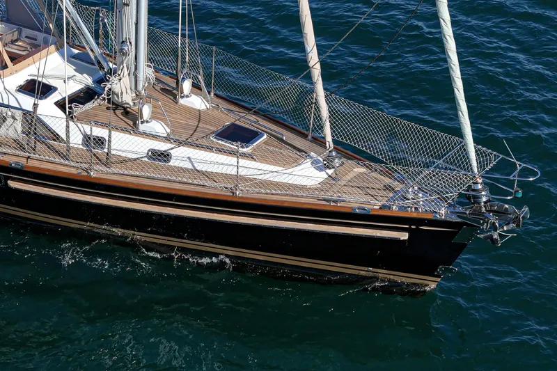 Feather Yacht Photos Pics Sailing yacht Hylas 46, 2012 model, cruising on open water.