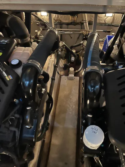 Water We Thinking Yacht Photos Pics Main engine room