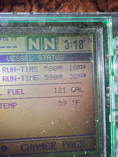 Water We Thinking Yacht Photos Pics Smartcraft engine hours