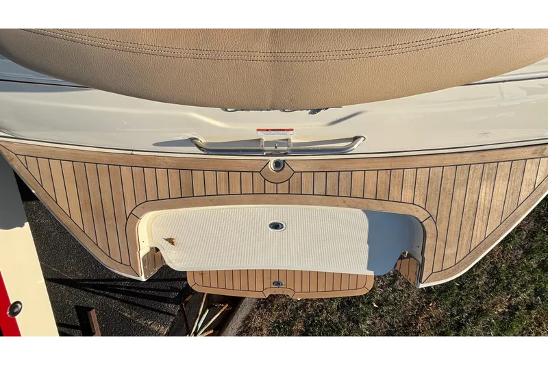  Yacht Photos Pics 2026 Chris-Craft Sportster 28 boat with elegant teak deck and sleek design.