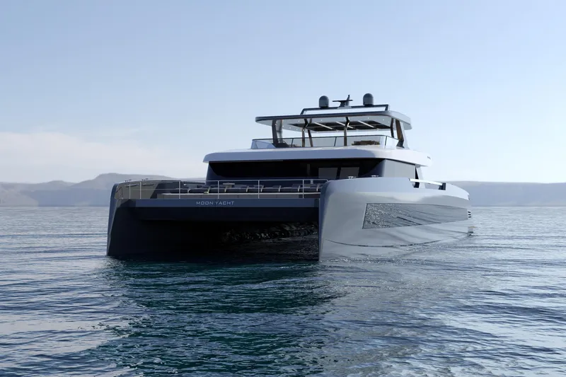  Yacht Photos Pics Luxury Moon 9ty yacht cruising on calm waters, 2027 model.