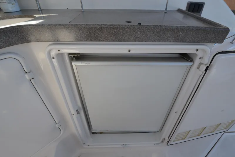  Yacht Photos Pics Helm Deck Fridge