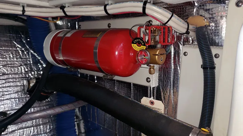 Back Forty Yacht Photos Pics Fire Suppression System