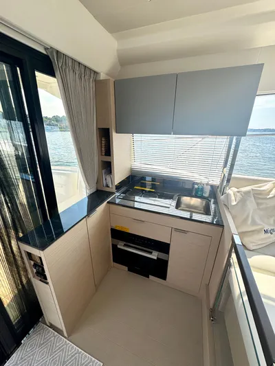 Mighty Mic Yacht Photos Pics Galley Area - Port Side