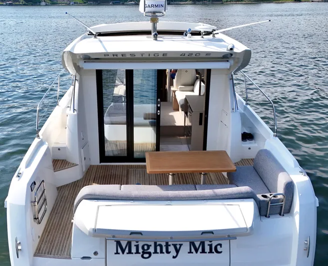 Mighty Mic Yacht Photos Pics Cockpit Area