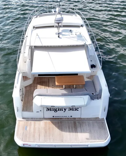 Mighty Mic Yacht Photos Pics Electric Aft Sun Shade - Extended
