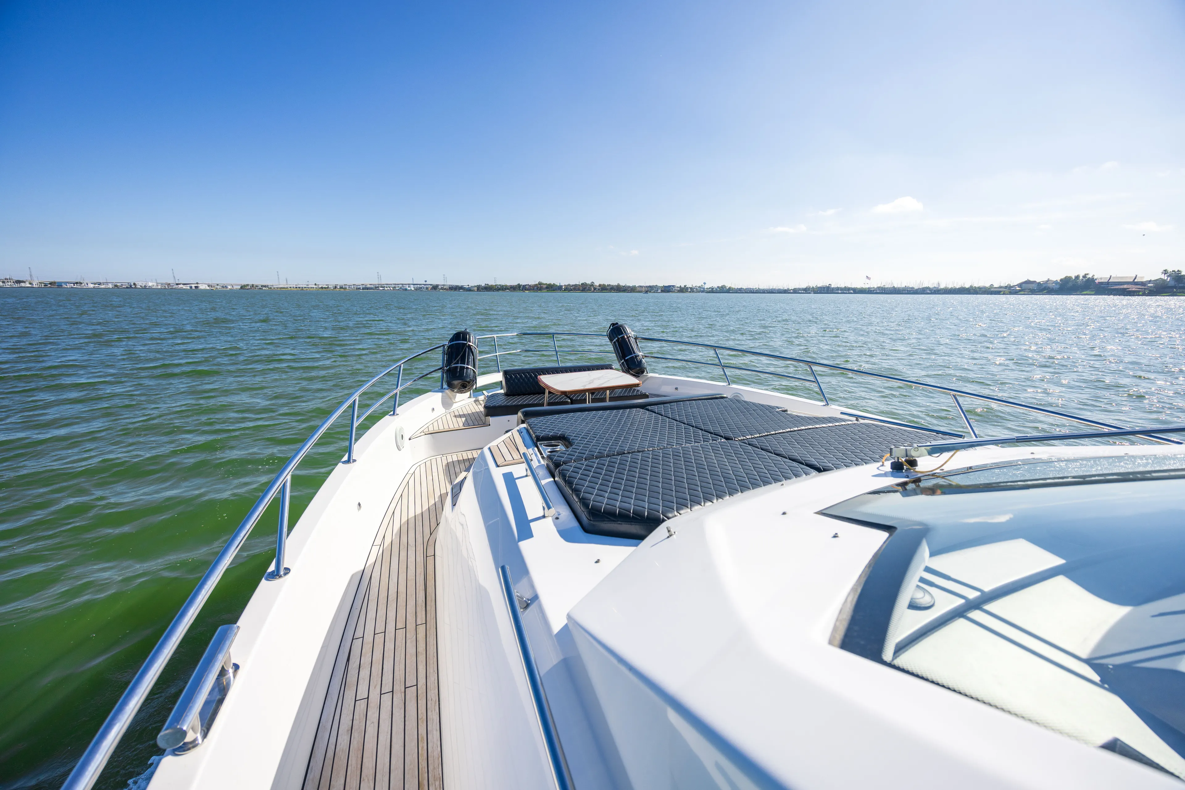  Yacht Photos Pics 2018 Azimut Verve 40 yacht cruising on open water.