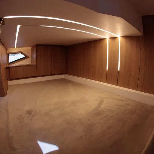 Mbvip Yacht Photos Pics Manufacturer Provided Image: Interior of 2023 NX Boats 340 Sport Coupe with modern wood paneling and ambient lighting.