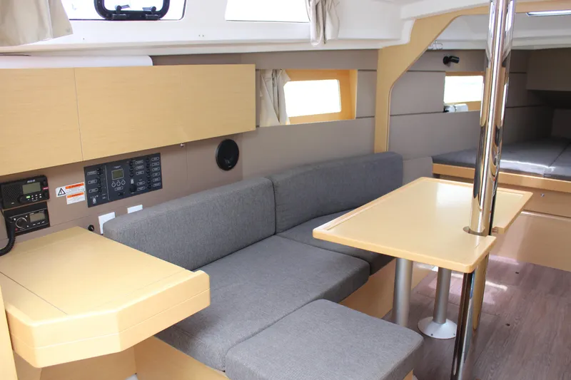 Silver Lining Yacht Photos Pics Interior of 2015 Beneteau Oceanis 35 yacht.