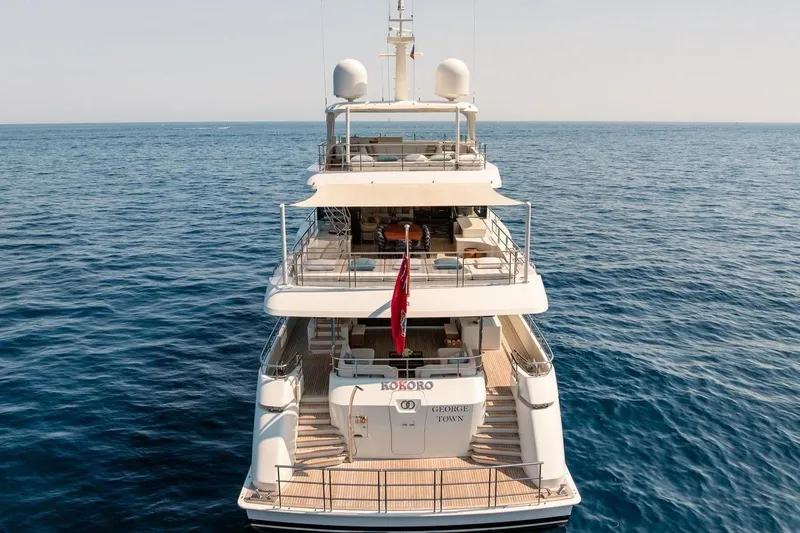 Kokoro Yacht Photos Pics Luxury yacht Moonen Martinique YN1, 2020, cruising on open sea.