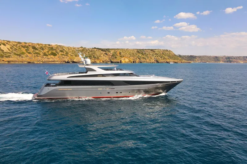 Smooth Operator Yacht Photos Pics Luxurious 2011 Jongert 39m yacht cruising near scenic coastline under clear skies.