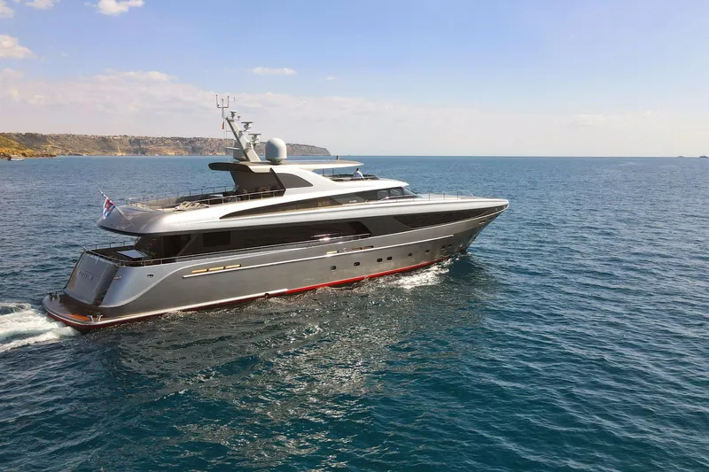 Smooth Operator Yacht Photos Pics Luxurious 2011 Jongert 39m yacht cruising on open sea under clear skies.