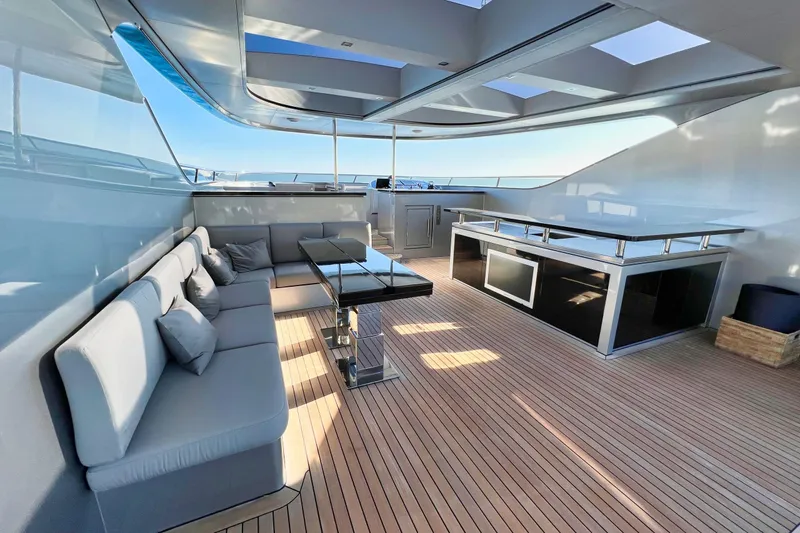 Smooth Operator Yacht Photos Pics Luxurious 2011 Jongert 39m yacht interior with modern seating and sleek design.