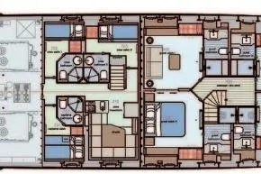 Smooth Operator Yacht Photos Pics Floor plan of 2011 Jongert 39m yacht, showcasing cabin and layout design.