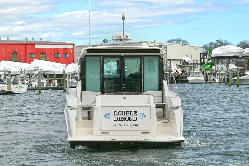 Double Diamond Yacht Photos Pics 2018 Tiara Yachts 39 Coupe, "Double Dimond," docked in Falmouth, MA marina.
