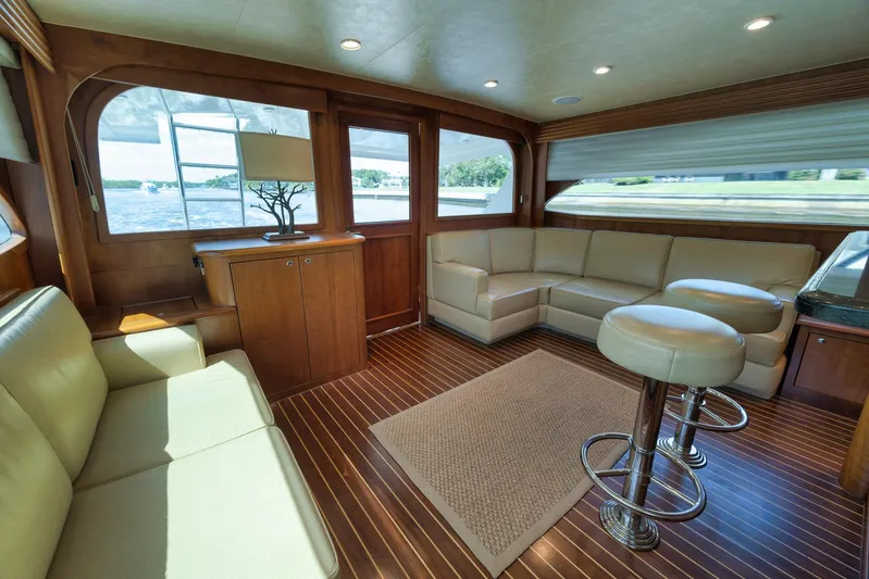 Recidivist Yacht Photos Pics 2006 B&D 60 Custom Carolina- Salon