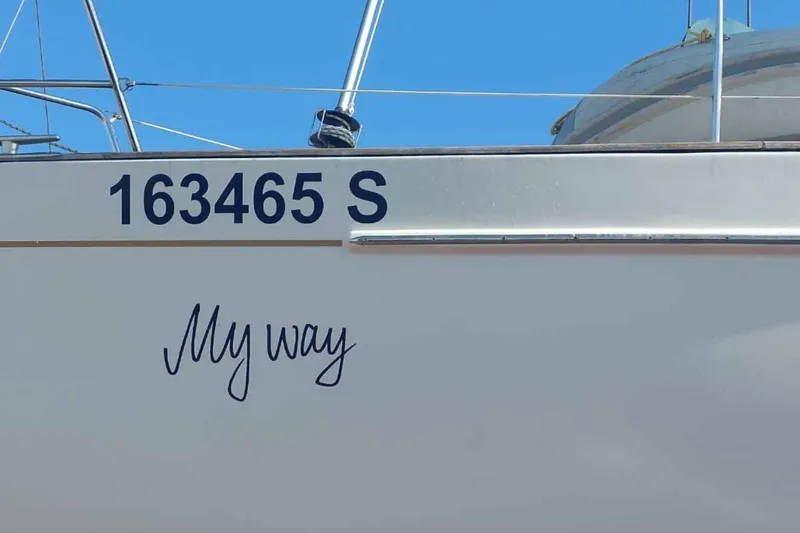 My Way Yacht Photos Pics Beneteau Oceanis Clipper 44 CC sailboat, 2004, named "My Way" with registration number 163465 S.