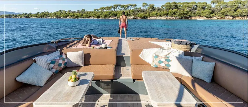 Stanislas Michel Yacht Photos Pics Luxurious 2016 SACS Strider 18 yacht with spacious deck and scenic ocean view.