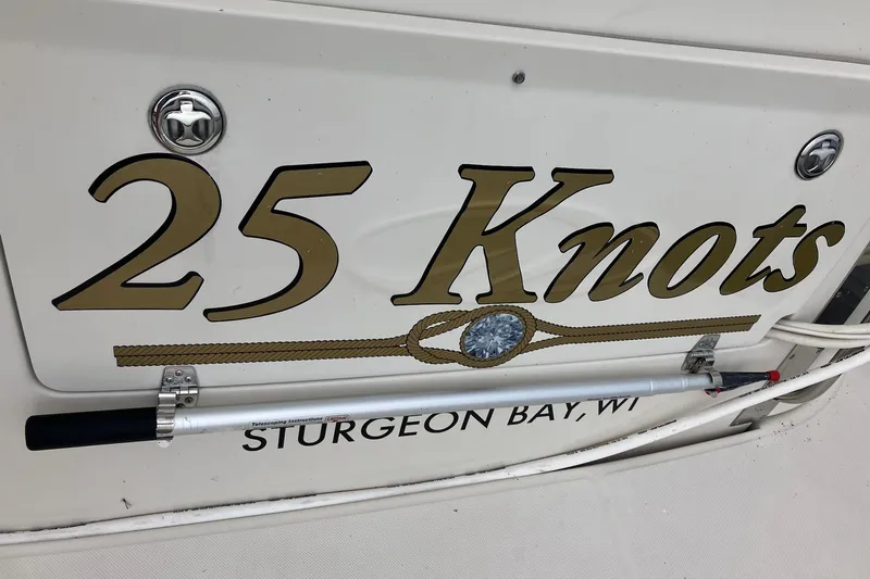 25 Knots Yacht Photos Pics 2001 Regal Commodore 3780 boat named "25 Knots" in Sturgeon Bay, WI.