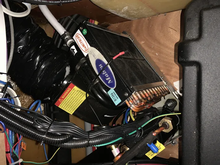 Esperanza Yacht Photos Pics Electrical components inside a 2019 Lagoon 380 S2 4/2 yacht.