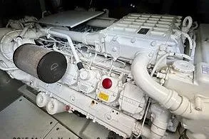  Yacht Photos Pics Engine of 2015 Mazarin 72 Sport Fly yacht, showcasing intricate mechanical components.