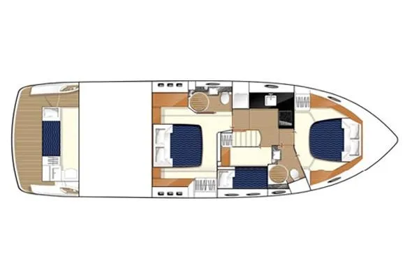 Yacht Photos Pics Manufacturer Provided Image: Accommodation Layout