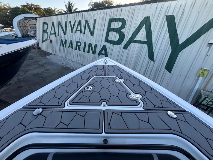  Yacht Photos Pics 2022 Fountain 38 SC boat at Banyan Bay Marina.