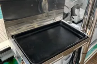 Outdoor grill on a 2018 Leopard 45 yacht, featuring a sleek stainless steel design.