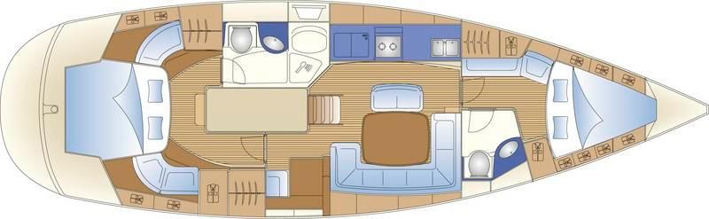 2003 Bavaria OCEAN 44 Center Cockpit