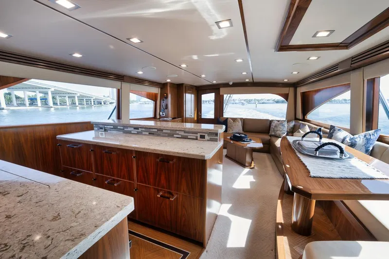 Jo-li Yacht Photos Pics Viking 68 JO-LI - Interior Galley