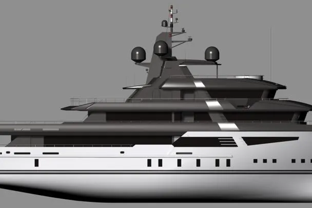 Project Ice Yacht Photos Pics Custom 2026 luxury yacht design with sleek, modern lines and advanced features.